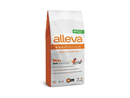 Alleva Equilibrium All day maintenance Adult All breeds с пиле и океанска риба